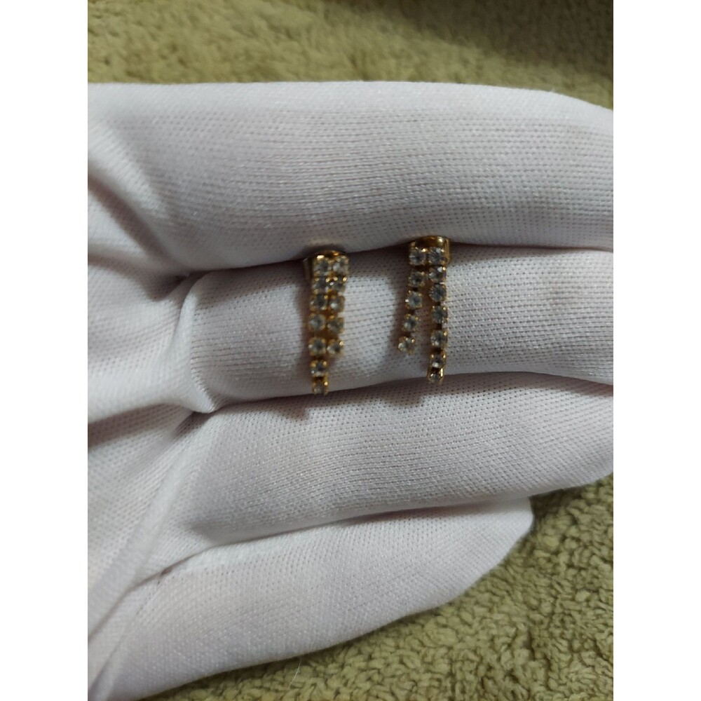 Rhinestone Earrings for pierced ears